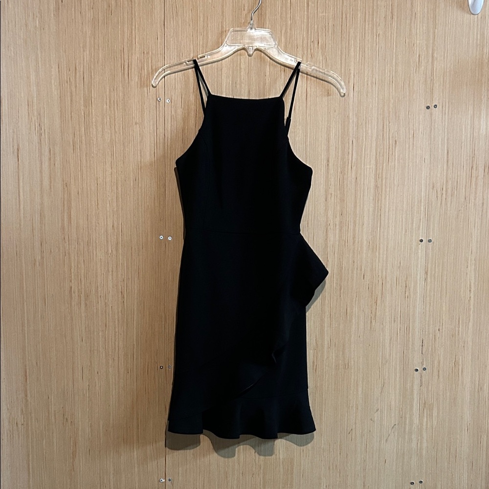 Lulu's Black Asymmetrical Dress